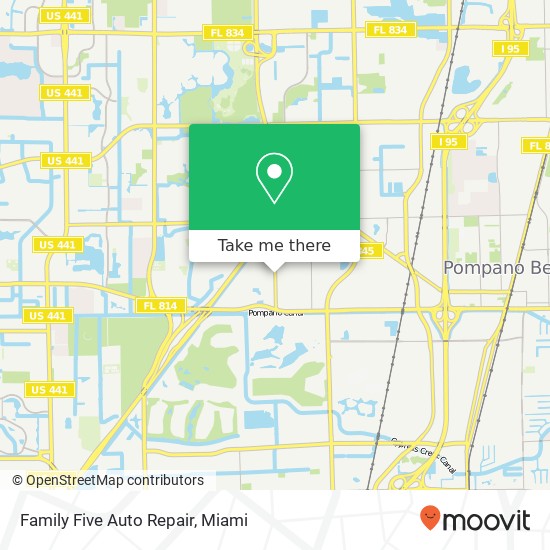 Mapa de Family Five Auto Repair