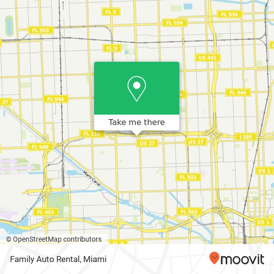 Mapa de Family Auto Rental