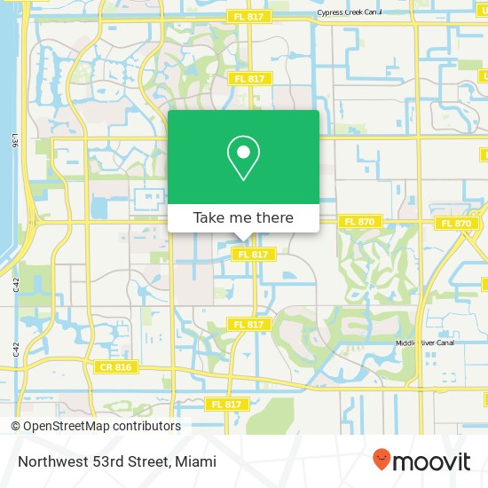 Mapa de Northwest 53rd Street