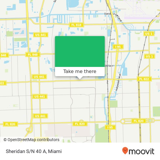 Mapa de Sheridan S/N 40 A