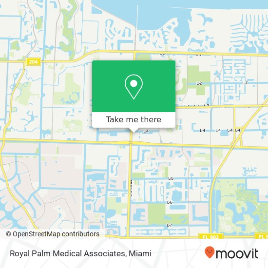 Mapa de Royal Palm Medical Associates