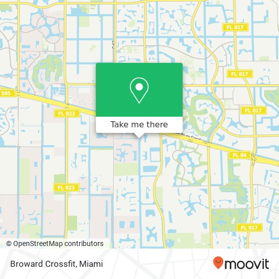 Broward Crossfit map