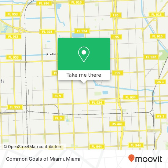 Mapa de Common Goals of Miami