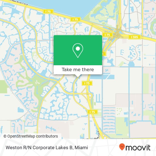 Mapa de Weston R/N Corporate Lakes B