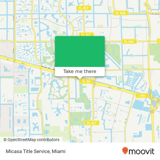 Micasa Title Service map