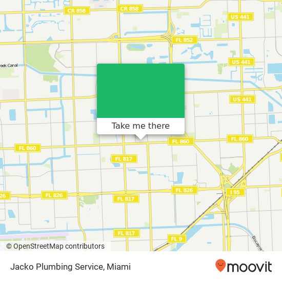 Mapa de Jacko Plumbing Service