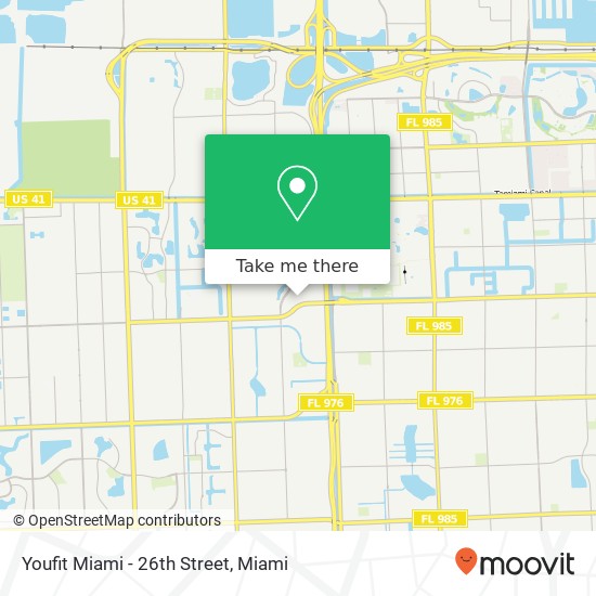 Mapa de Youfit Miami - 26th Street