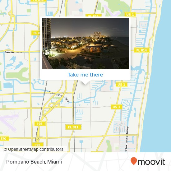 Mapa de Pompano Beach