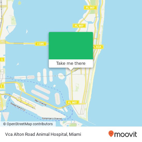 Mapa de Vca Alton Road Animal Hospital