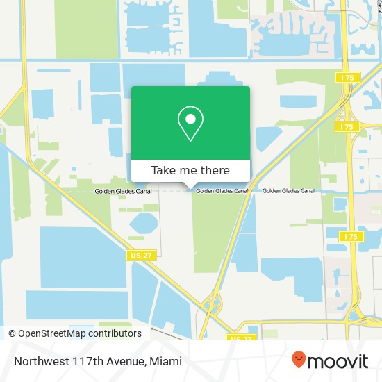 Northwest 117th Avenue map