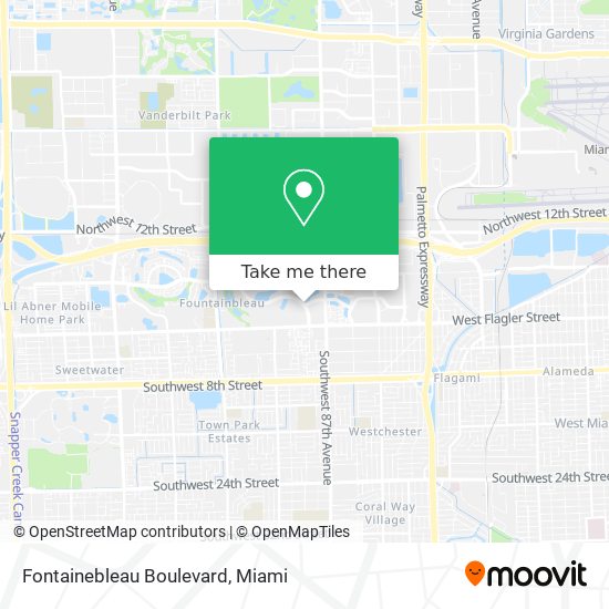 Fontainebleau Boulevard map