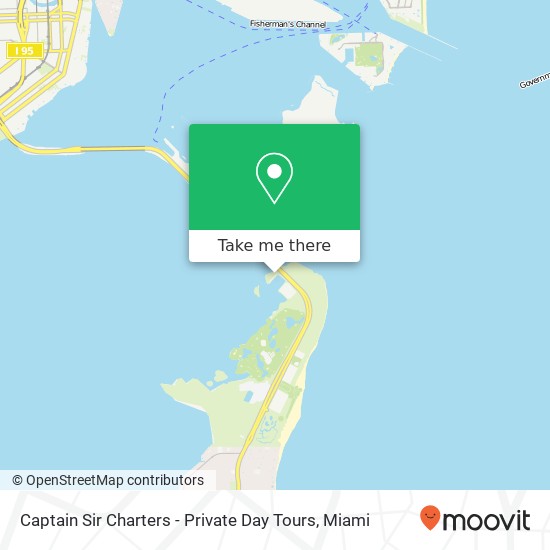Captain Sir Charters - Private Day Tours map