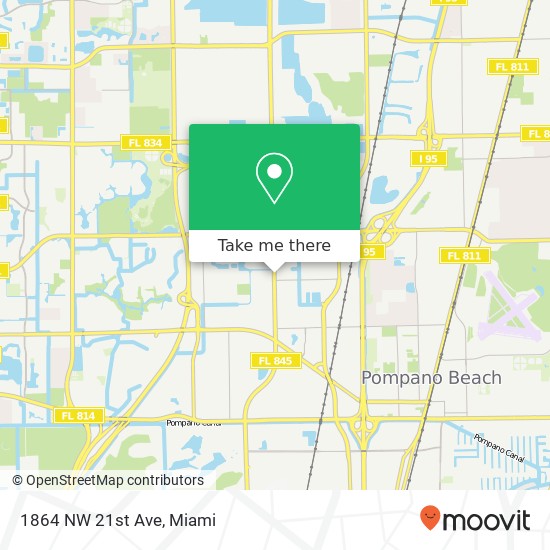 1864 NW 21st Ave map