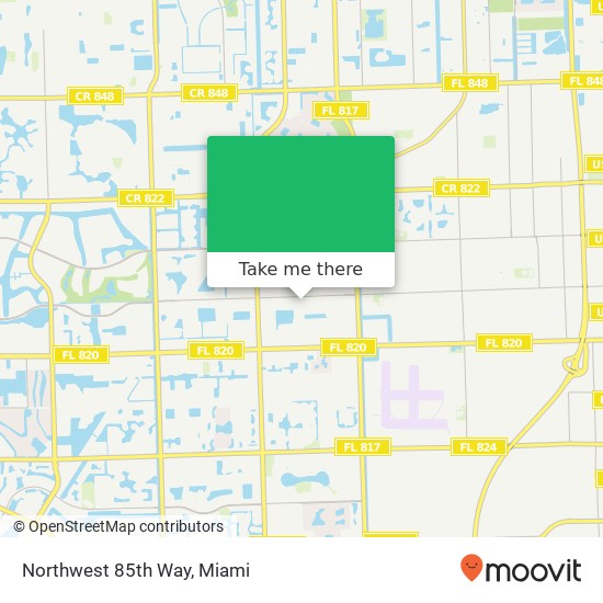 Mapa de Northwest 85th Way