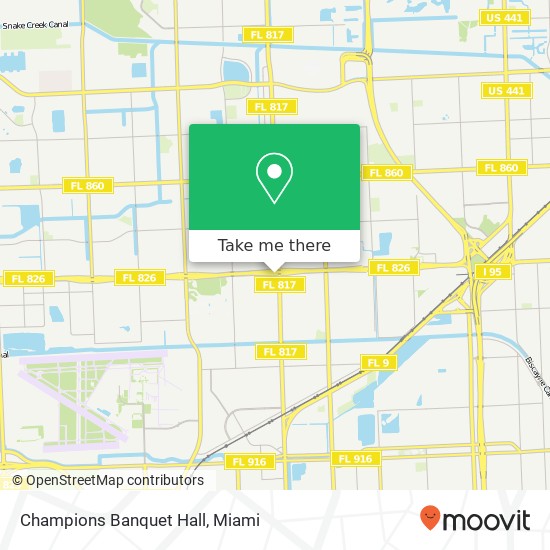 Mapa de Champions Banquet Hall