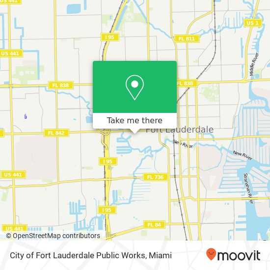 City of Fort Lauderdale Public Works map