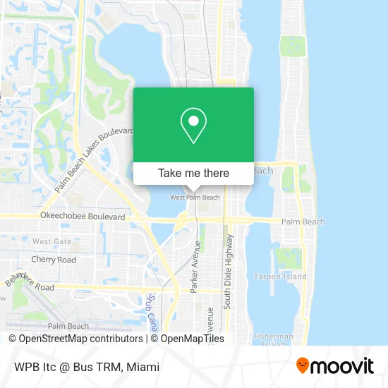 Mapa de WPB Itc @ Bus TRM