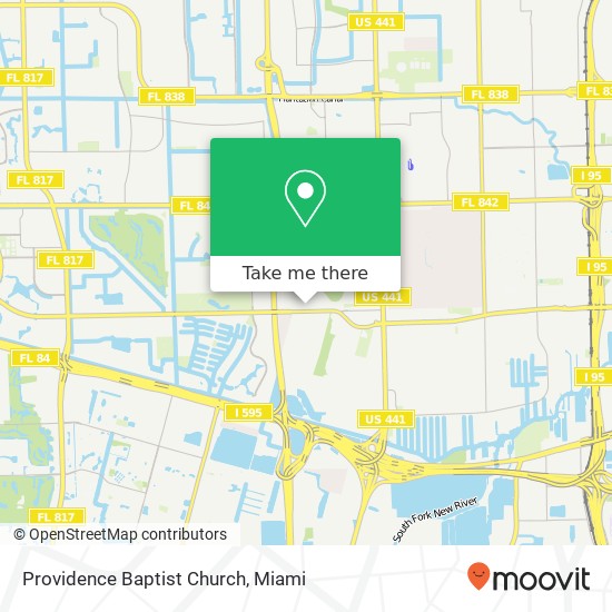 Providence Baptist Church map