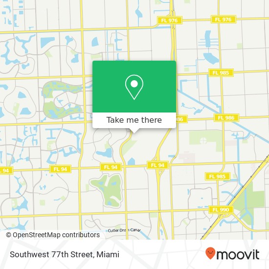 Mapa de Southwest 77th Street