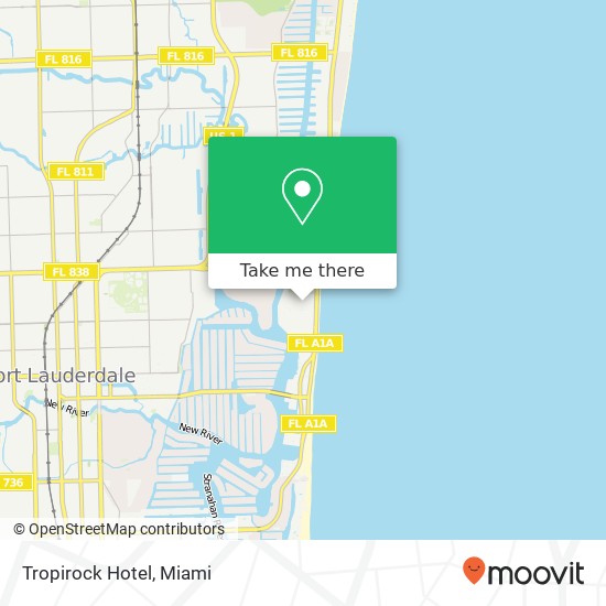 Tropirock Hotel map