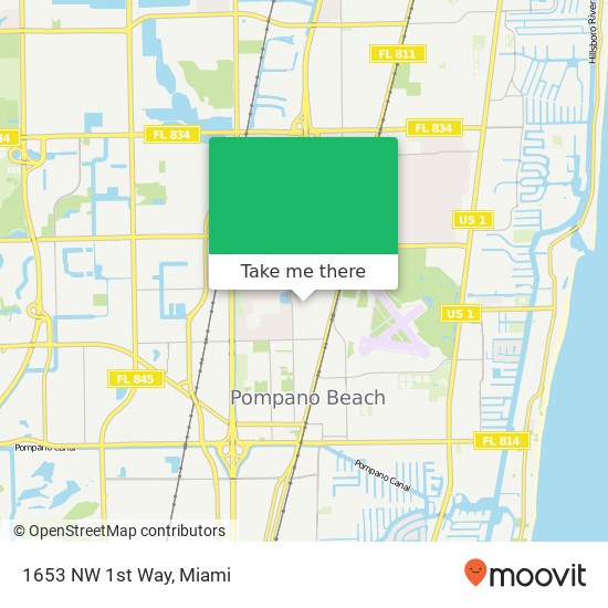 1653 NW 1st Way map