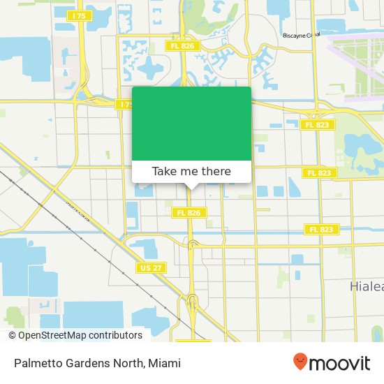 Palmetto Gardens North map