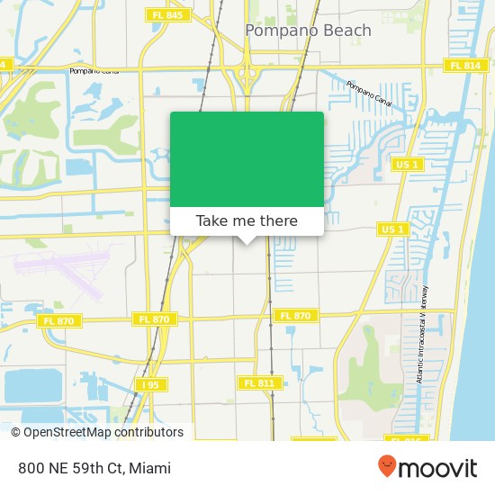 800 NE 59th Ct map