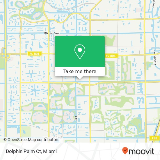 Dolphin Palm Ct map