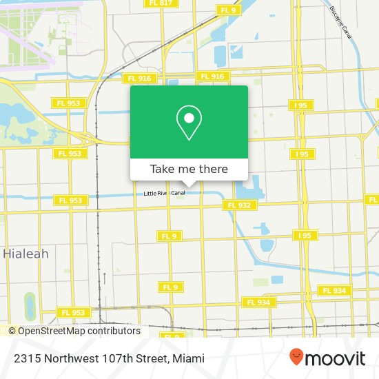 2315 Northwest 107th Street map