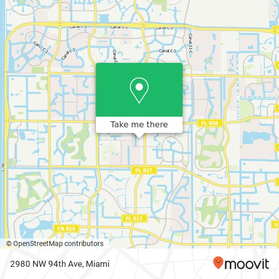 Mapa de 2980 NW 94th Ave