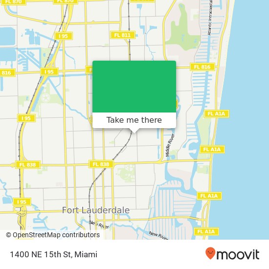 1400 NE 15th St map