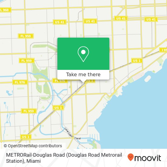 METRORail-Douglas Road (Douglas Road Metrorail Station) map