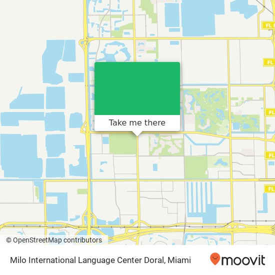 Milo International Language Center Doral map