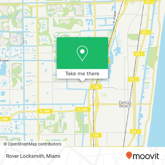 Rover Locksmith map