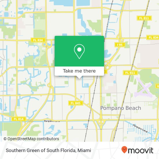 Mapa de Southern Green of South Florida