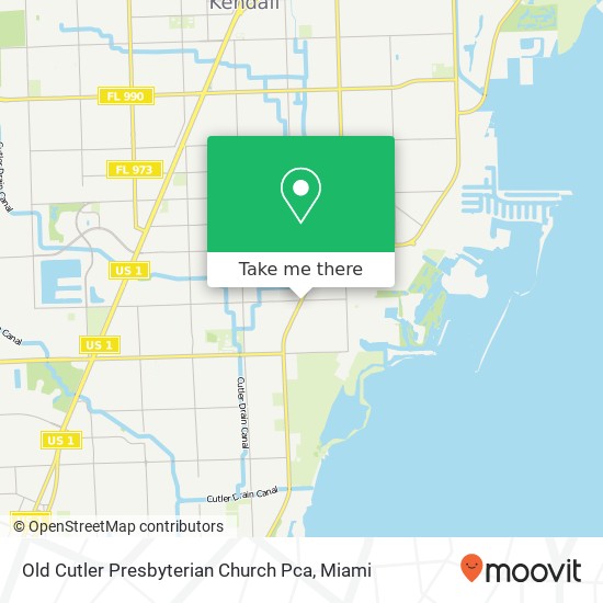 Mapa de Old Cutler Presbyterian Church Pca