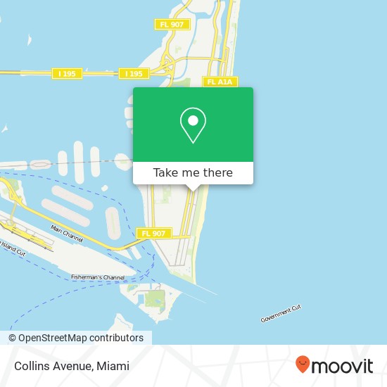 Mapa de Collins Avenue