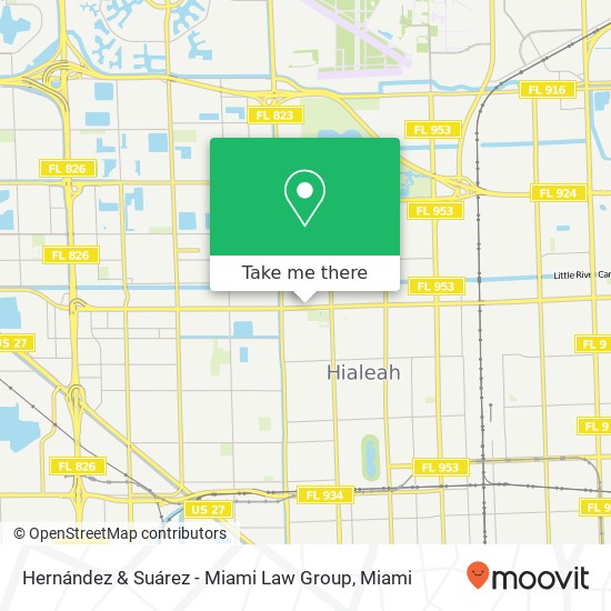 Hernández & Suárez - Miami Law Group map