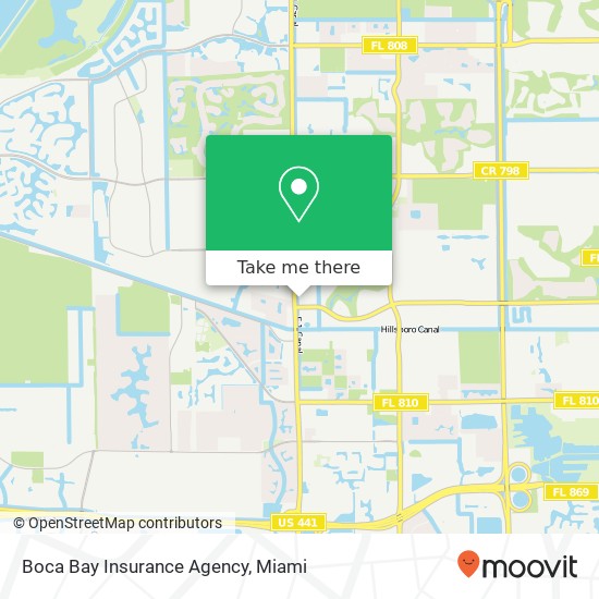 Boca Bay Insurance Agency map