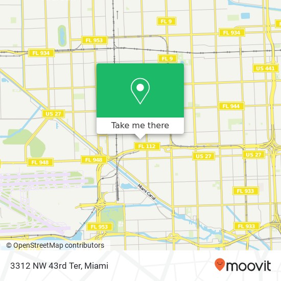 3312 NW 43rd Ter map