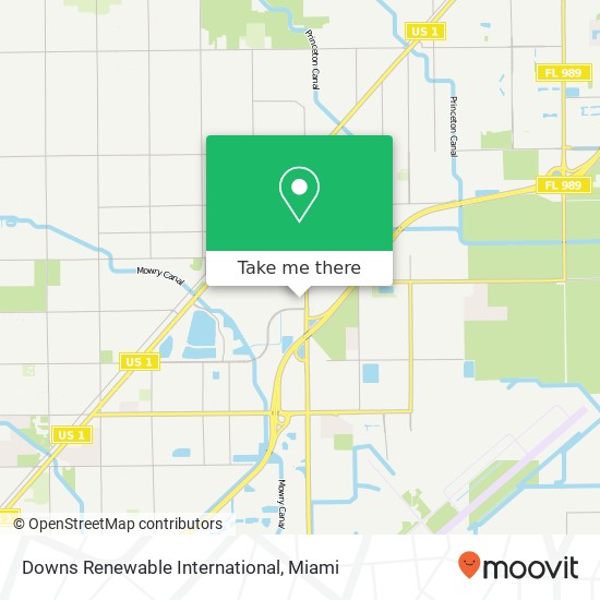 Downs Renewable International map