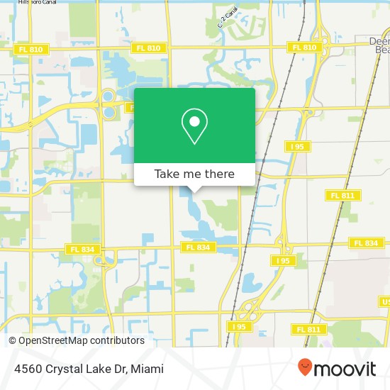 Mapa de 4560 Crystal Lake Dr