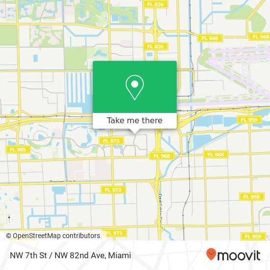 Mapa de NW 7th St / NW 82nd Ave