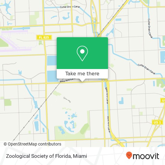 Zoological Society of Florida map