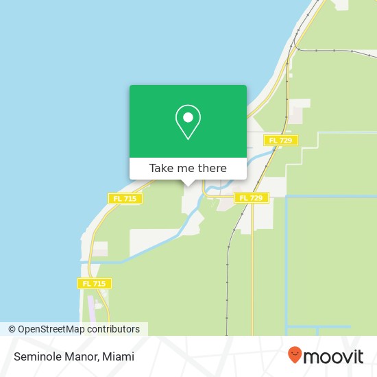 Seminole Manor map