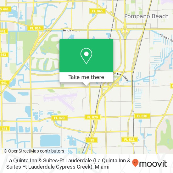 La Quinta Inn & Suites-Ft Lauderdale map