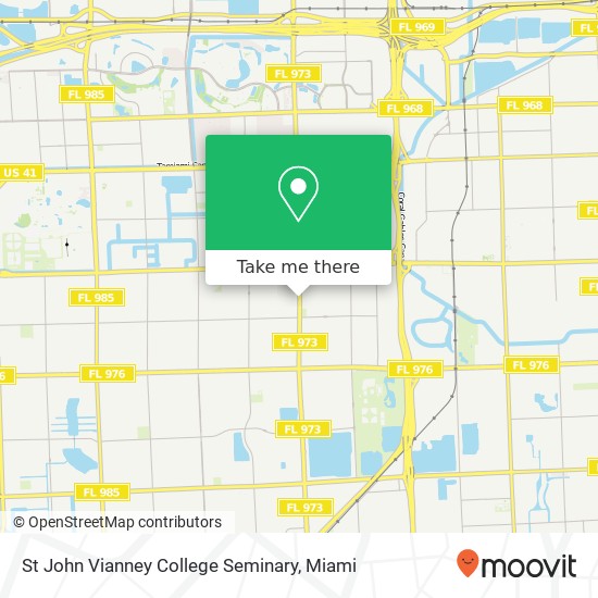 St John Vianney College Seminary map