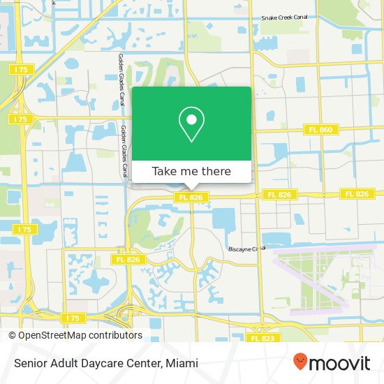 Mapa de Senior Adult Daycare Center