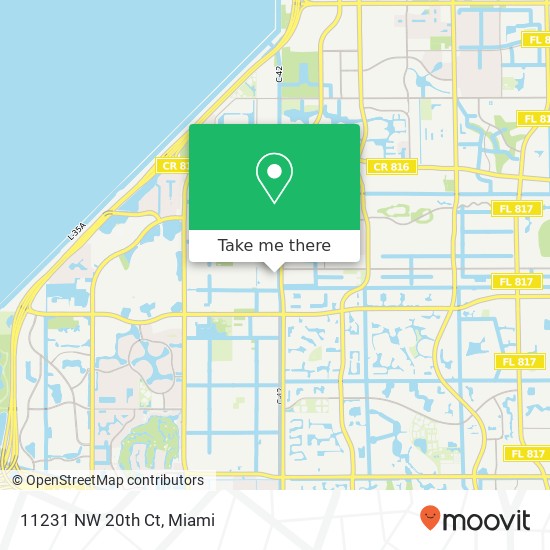 11231 NW 20th Ct map