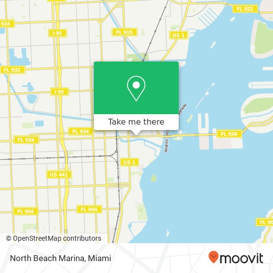 North Beach Marina map